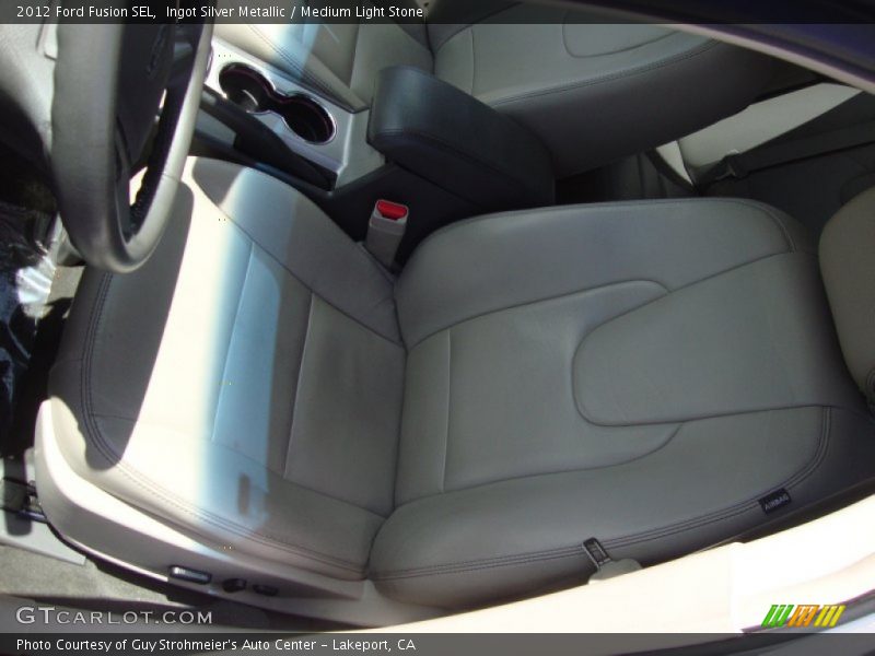 Ingot Silver Metallic / Medium Light Stone 2012 Ford Fusion SEL