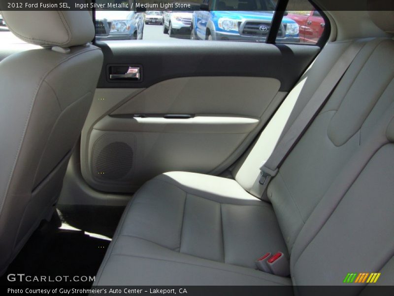 Ingot Silver Metallic / Medium Light Stone 2012 Ford Fusion SEL