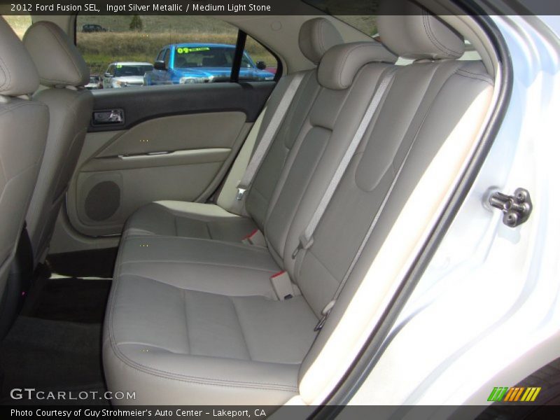 Ingot Silver Metallic / Medium Light Stone 2012 Ford Fusion SEL