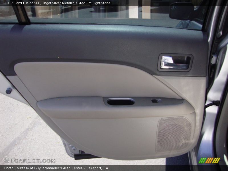 Ingot Silver Metallic / Medium Light Stone 2012 Ford Fusion SEL