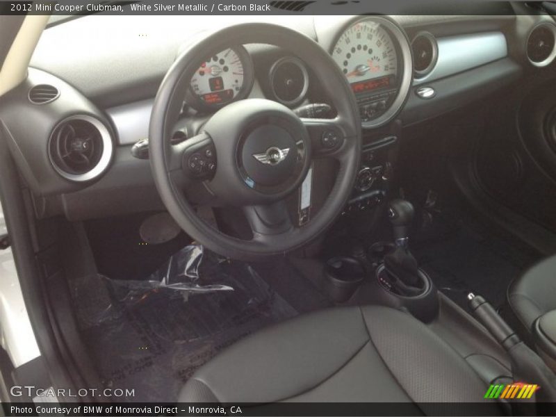 White Silver Metallic / Carbon Black 2012 Mini Cooper Clubman