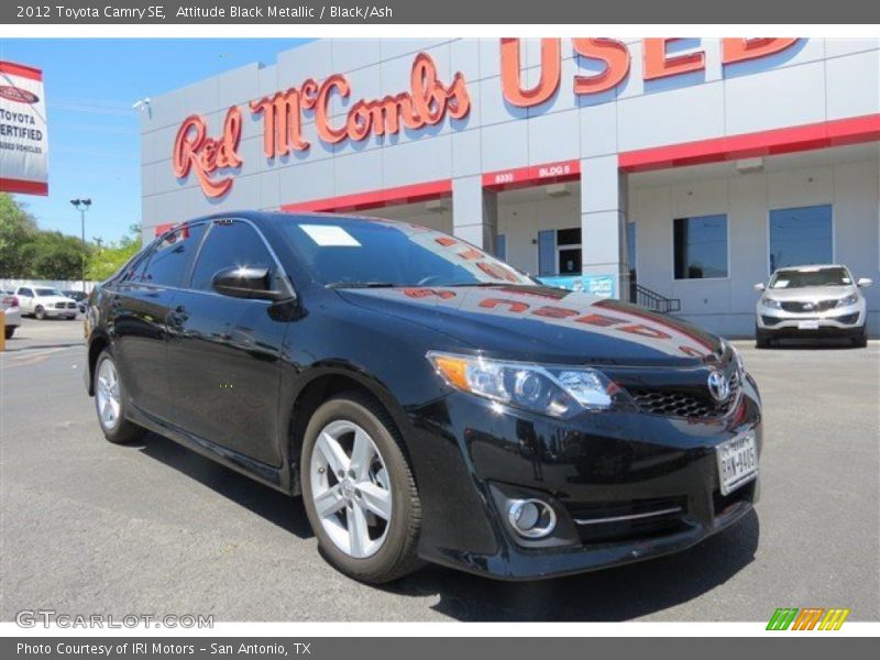 Attitude Black Metallic / Black/Ash 2012 Toyota Camry SE