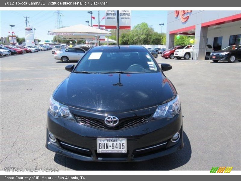 Attitude Black Metallic / Black/Ash 2012 Toyota Camry SE