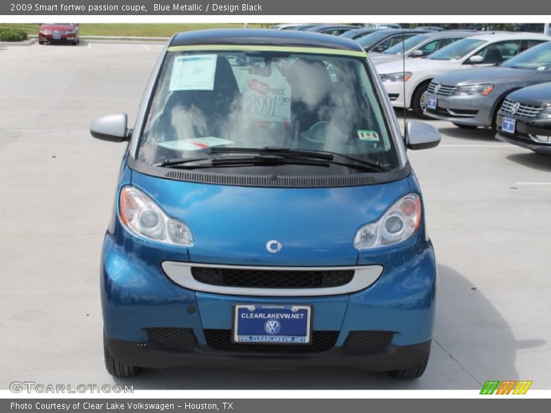 Blue Metallic / Design Black 2009 Smart fortwo passion coupe