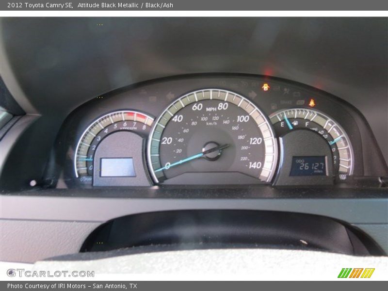 Attitude Black Metallic / Black/Ash 2012 Toyota Camry SE
