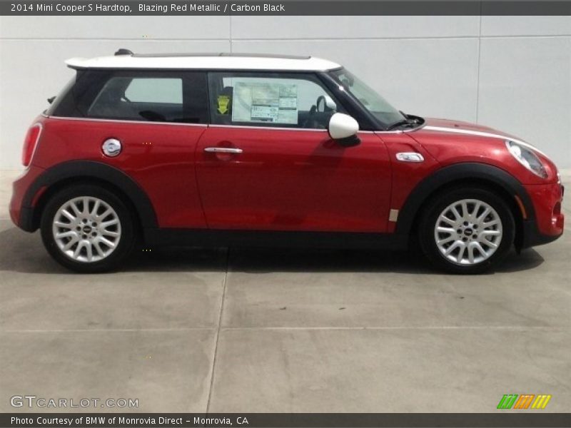  2014 Cooper S Hardtop Blazing Red Metallic