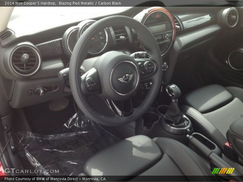 Dashboard of 2014 Cooper S Hardtop