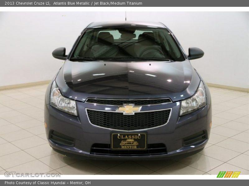 Atlantis Blue Metallic / Jet Black/Medium Titanium 2013 Chevrolet Cruze LS