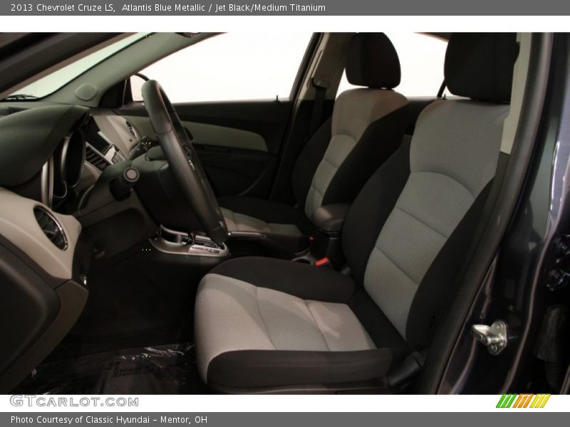 Atlantis Blue Metallic / Jet Black/Medium Titanium 2013 Chevrolet Cruze LS