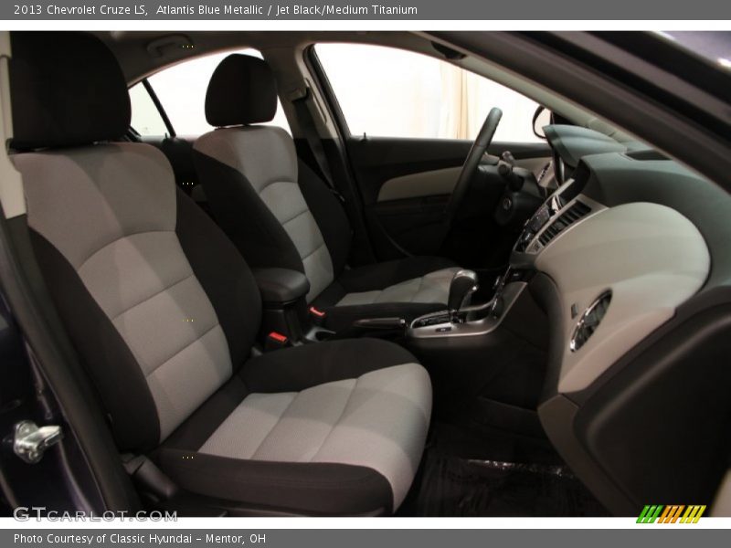 Atlantis Blue Metallic / Jet Black/Medium Titanium 2013 Chevrolet Cruze LS