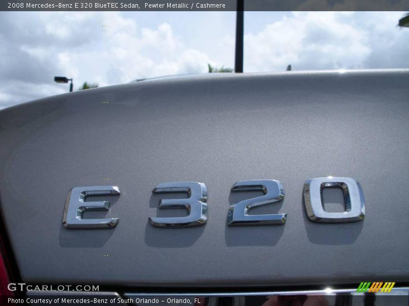 Pewter Metallic / Cashmere 2008 Mercedes-Benz E 320 BlueTEC Sedan