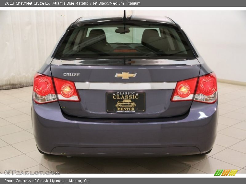 Atlantis Blue Metallic / Jet Black/Medium Titanium 2013 Chevrolet Cruze LS