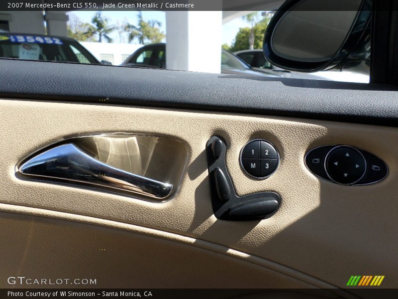 Jade Green Metallic / Cashmere 2007 Mercedes-Benz CLS 550