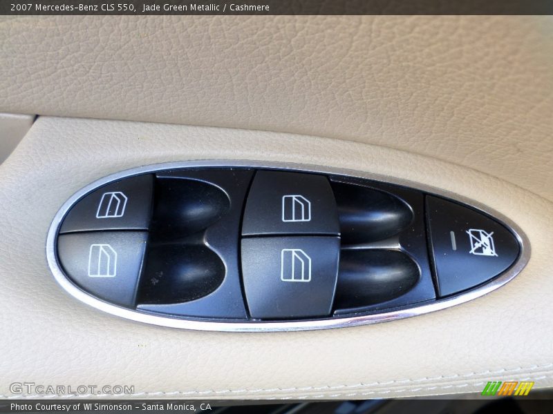 Jade Green Metallic / Cashmere 2007 Mercedes-Benz CLS 550