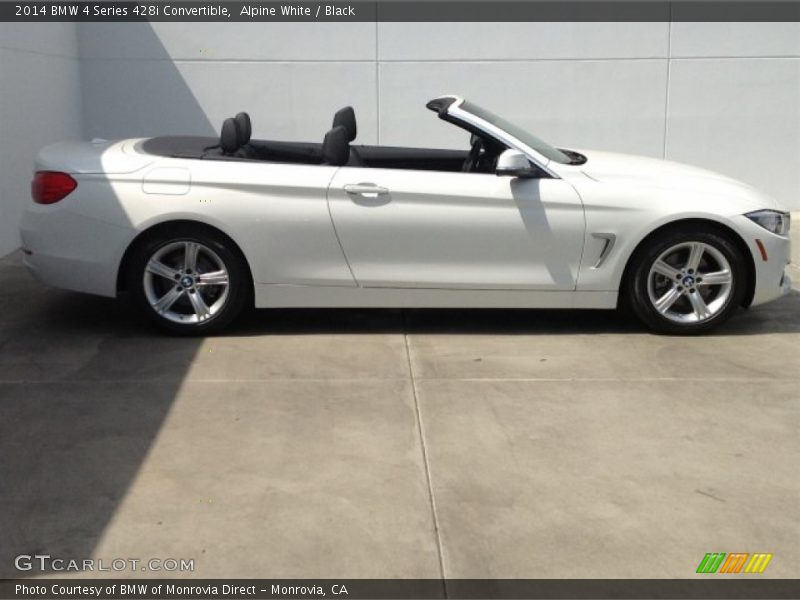 Alpine White / Black 2014 BMW 4 Series 428i Convertible