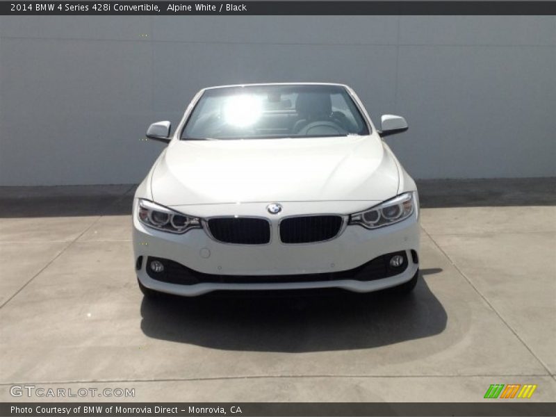 Alpine White / Black 2014 BMW 4 Series 428i Convertible