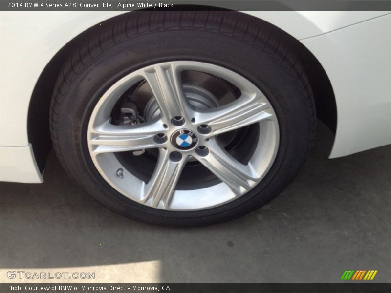 Alpine White / Black 2014 BMW 4 Series 428i Convertible