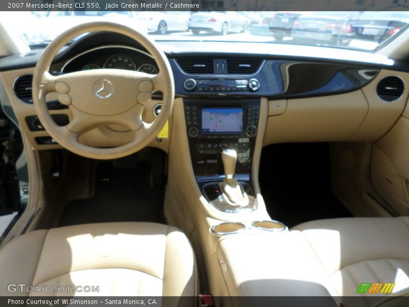 Jade Green Metallic / Cashmere 2007 Mercedes-Benz CLS 550