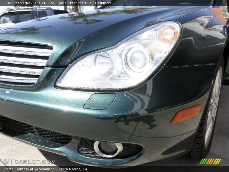 Jade Green Metallic / Cashmere 2007 Mercedes-Benz CLS 550