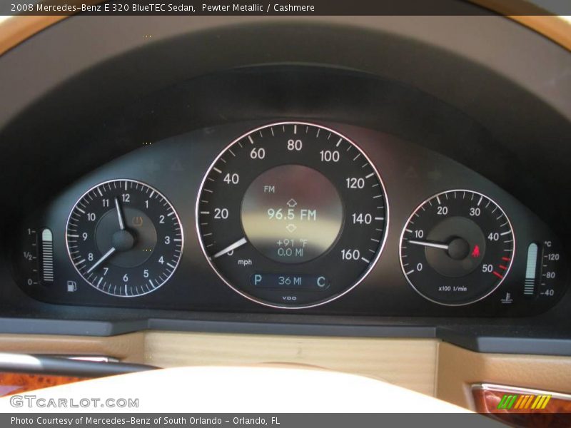 Pewter Metallic / Cashmere 2008 Mercedes-Benz E 320 BlueTEC Sedan