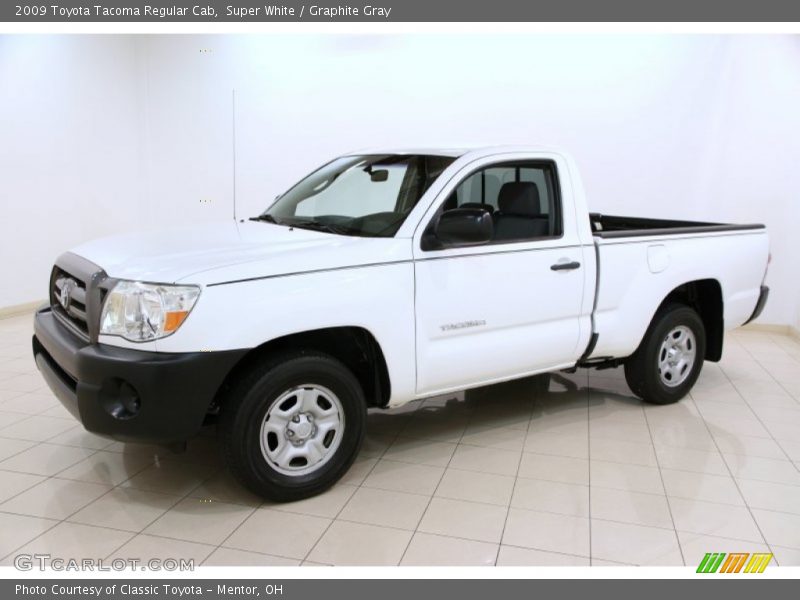 Super White / Graphite Gray 2009 Toyota Tacoma Regular Cab