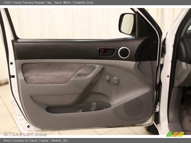 Super White / Graphite Gray 2009 Toyota Tacoma Regular Cab