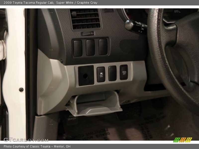 Super White / Graphite Gray 2009 Toyota Tacoma Regular Cab