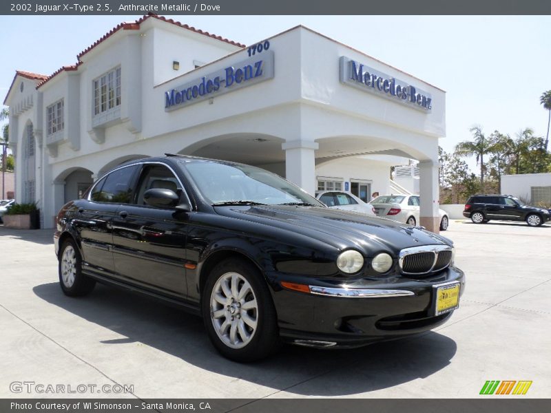 Anthracite Metallic / Dove 2002 Jaguar X-Type 2.5