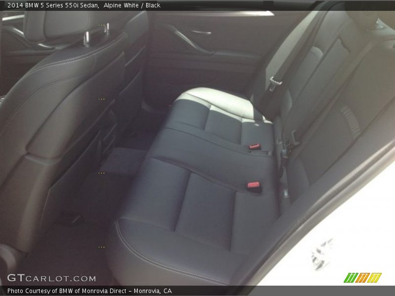 Alpine White / Black 2014 BMW 5 Series 550i Sedan