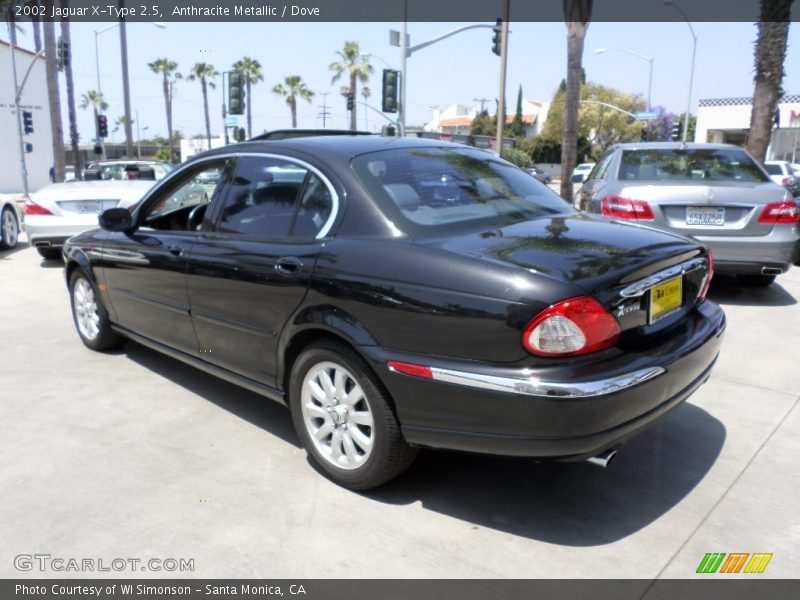 Anthracite Metallic / Dove 2002 Jaguar X-Type 2.5