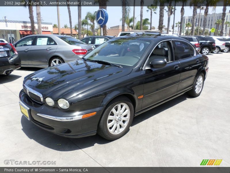 Anthracite Metallic / Dove 2002 Jaguar X-Type 2.5