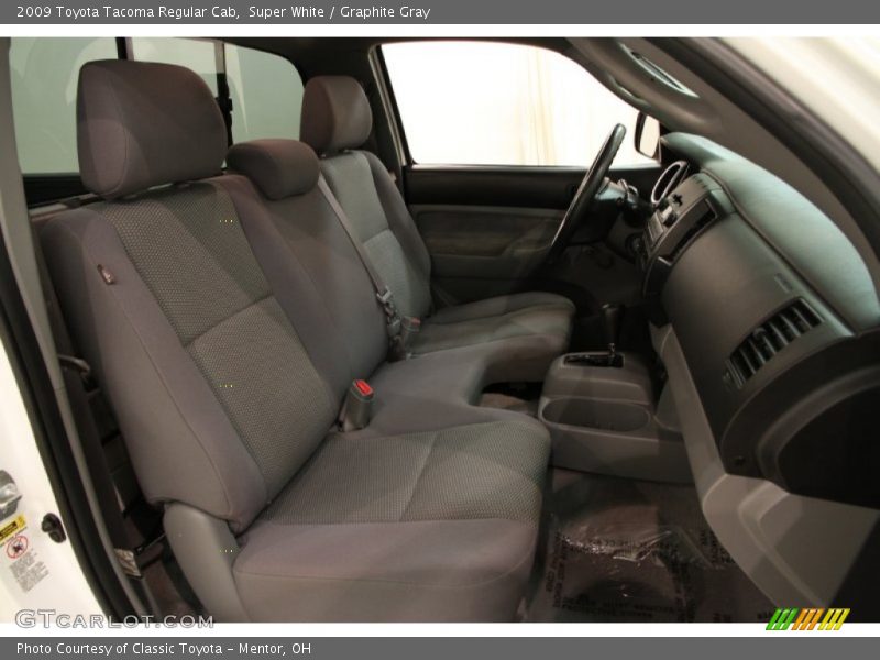 Super White / Graphite Gray 2009 Toyota Tacoma Regular Cab