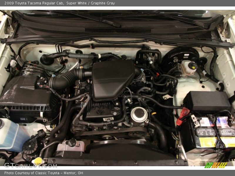Super White / Graphite Gray 2009 Toyota Tacoma Regular Cab