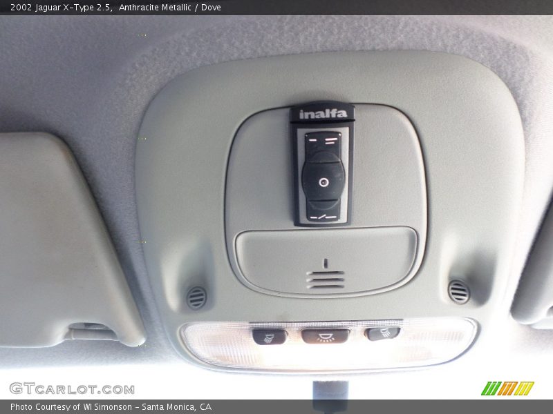 Anthracite Metallic / Dove 2002 Jaguar X-Type 2.5