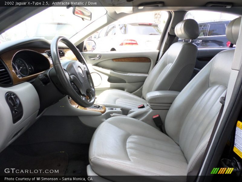 Anthracite Metallic / Dove 2002 Jaguar X-Type 2.5