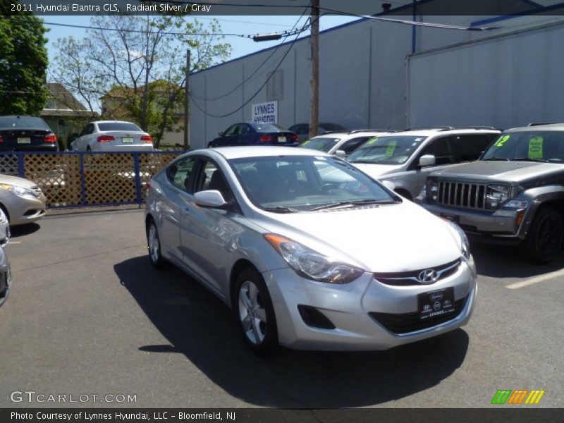 Radiant Silver / Gray 2011 Hyundai Elantra GLS