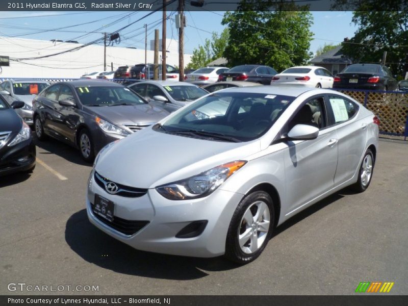 Radiant Silver / Gray 2011 Hyundai Elantra GLS