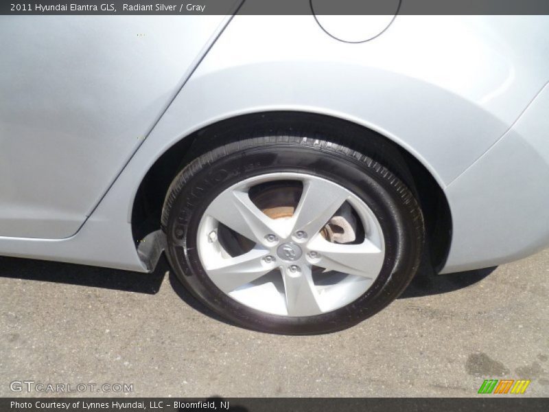 Radiant Silver / Gray 2011 Hyundai Elantra GLS