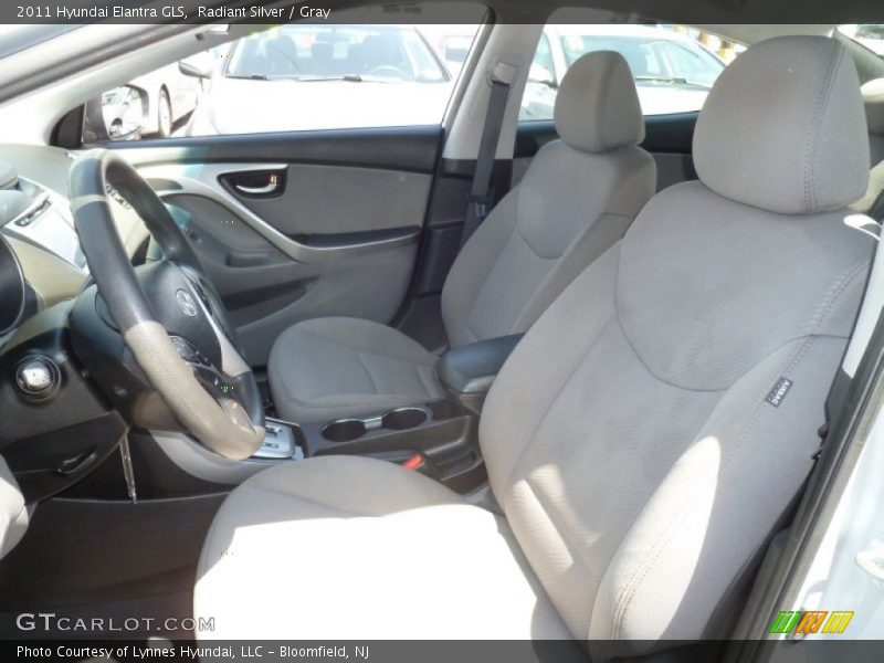 Radiant Silver / Gray 2011 Hyundai Elantra GLS