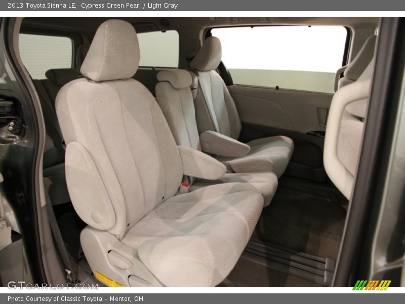 Cypress Green Pearl / Light Gray 2013 Toyota Sienna LE