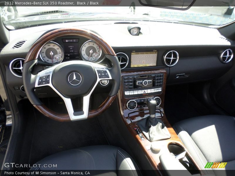 Black / Black 2012 Mercedes-Benz SLK 350 Roadster