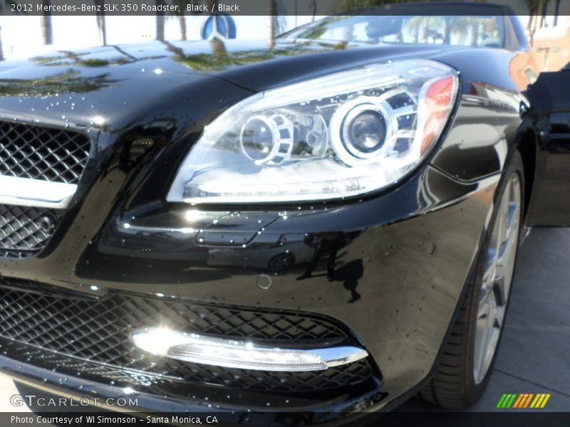 Black / Black 2012 Mercedes-Benz SLK 350 Roadster