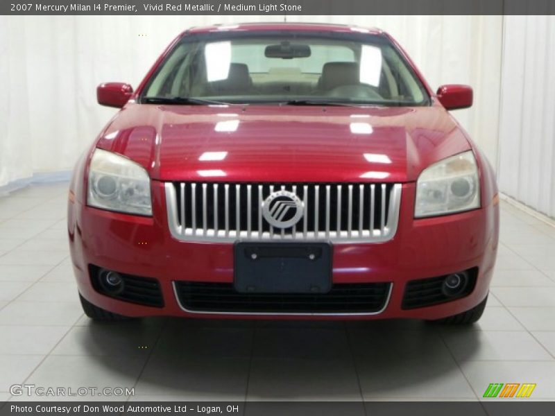 Vivid Red Metallic / Medium Light Stone 2007 Mercury Milan I4 Premier