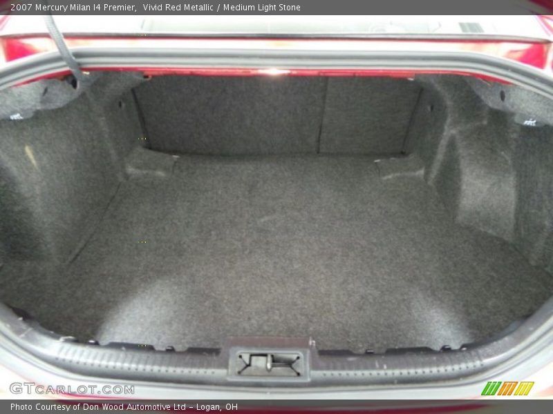 Vivid Red Metallic / Medium Light Stone 2007 Mercury Milan I4 Premier