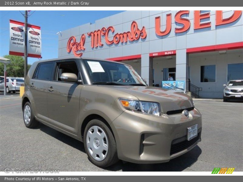 Army Rock Metallic / Dark Gray 2012 Scion xB