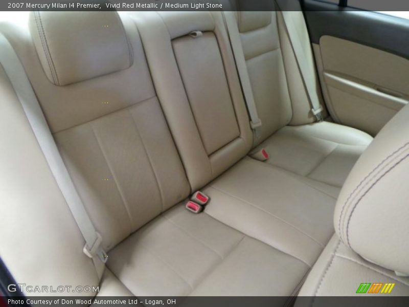 Vivid Red Metallic / Medium Light Stone 2007 Mercury Milan I4 Premier