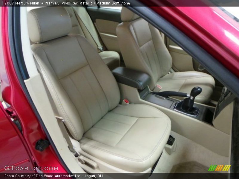 Vivid Red Metallic / Medium Light Stone 2007 Mercury Milan I4 Premier