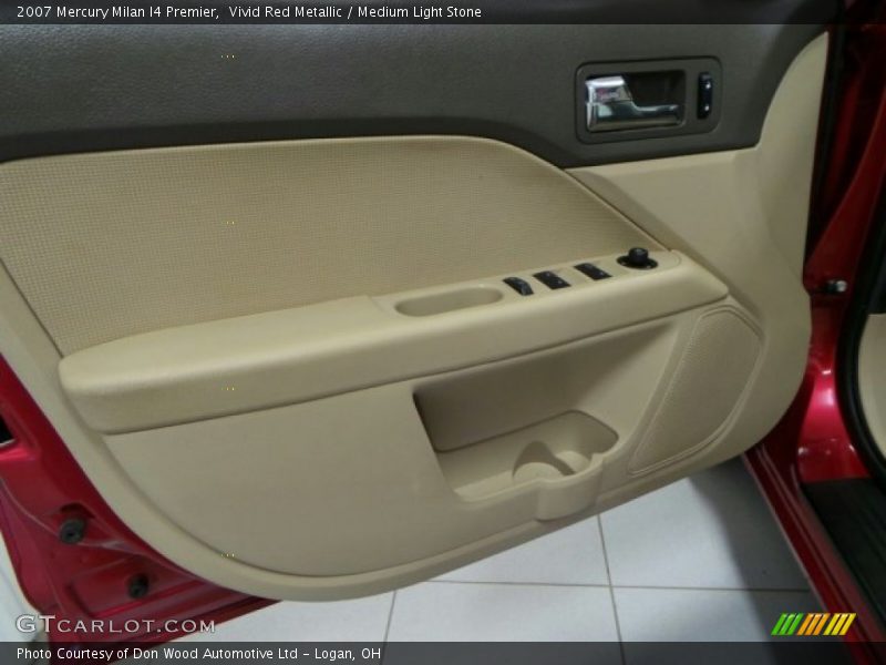 Vivid Red Metallic / Medium Light Stone 2007 Mercury Milan I4 Premier