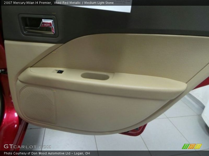 Vivid Red Metallic / Medium Light Stone 2007 Mercury Milan I4 Premier