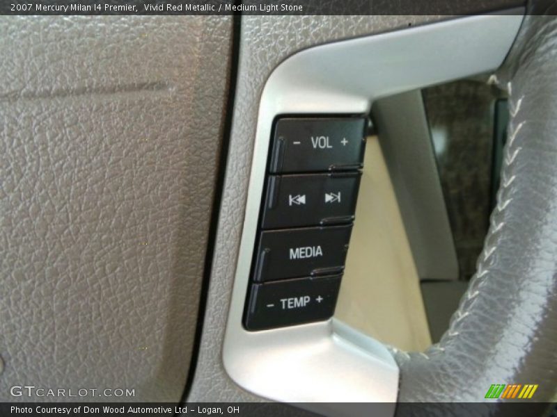 Vivid Red Metallic / Medium Light Stone 2007 Mercury Milan I4 Premier